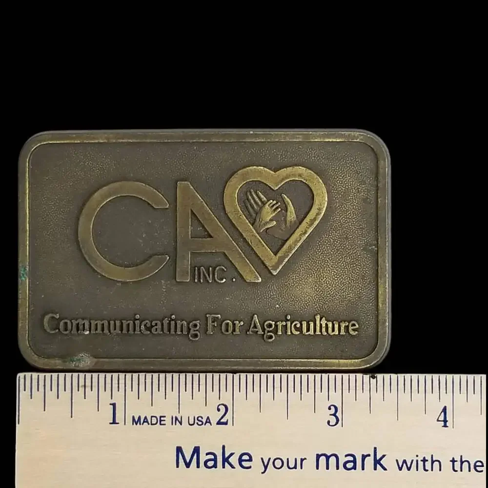 Vintage Belt Buckle CA Communicating For Agriculture Scholarship‎ And Education